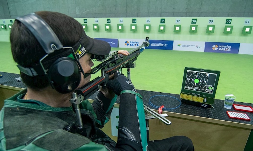 Alexandre Galgani e Bruno Kiefer tiro esportivo paralímpico