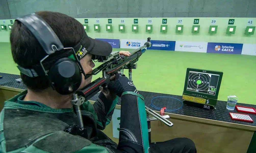 Alexandre Galgani e Bruno Kiefer tiro esportivo paralímpico