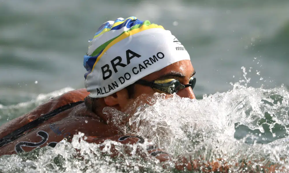 Allan do Carmo maratona aquática Travessia Itaparica-Salvador