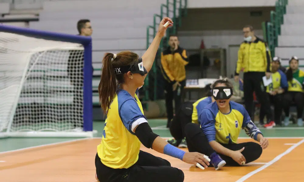 Brasil Portugal Mundial de goalball feminino Jogos Mundiais