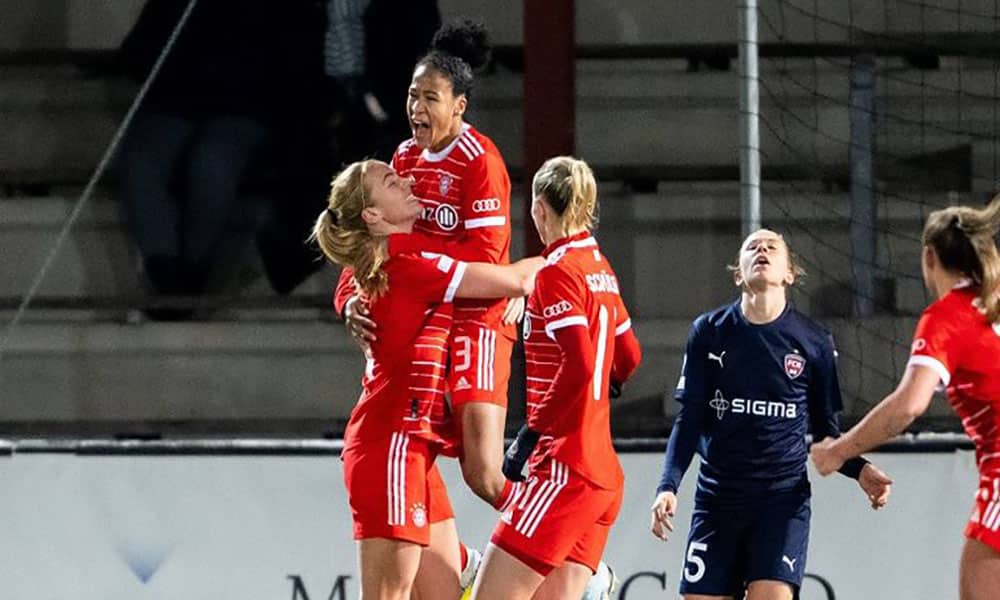 tainara bayern liga dos campeões de futebol feminino