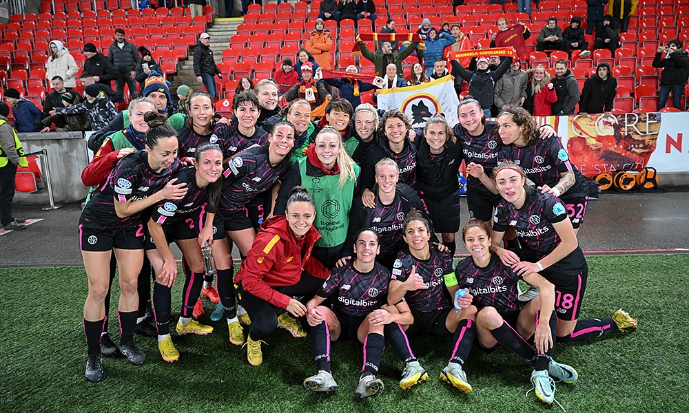 Champions League feminina futebol Real e Roma