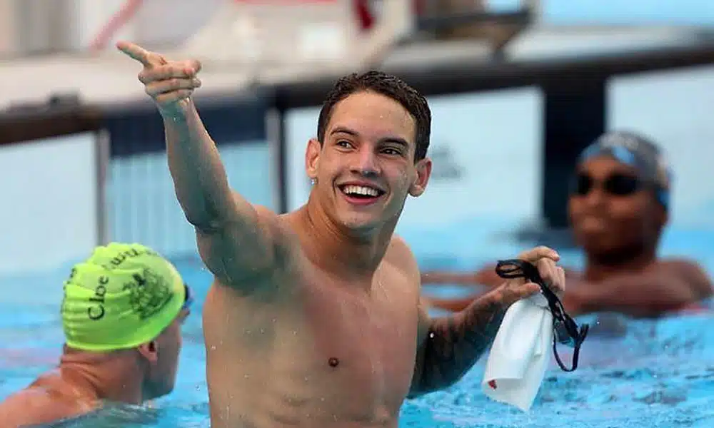 Guilherme Caribé natação Paris 2024 Flamengo TYR Westmont