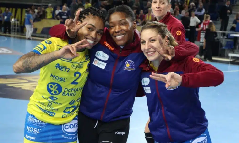 Bruna de Paula marca cinco em vitória do Metz na Champions League de Handebol feminino