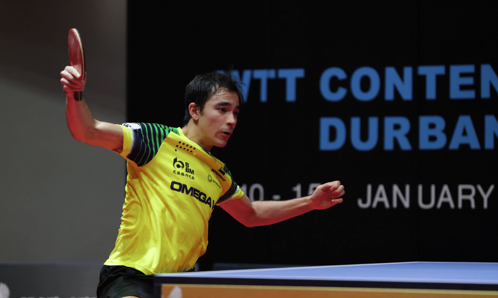 Hugo Calderano WTT Contender Durban