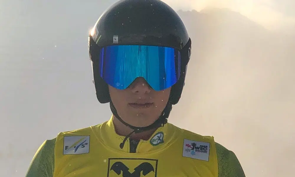 Christopher Holm Mundial Júnior de esqui alpino slalom gigante