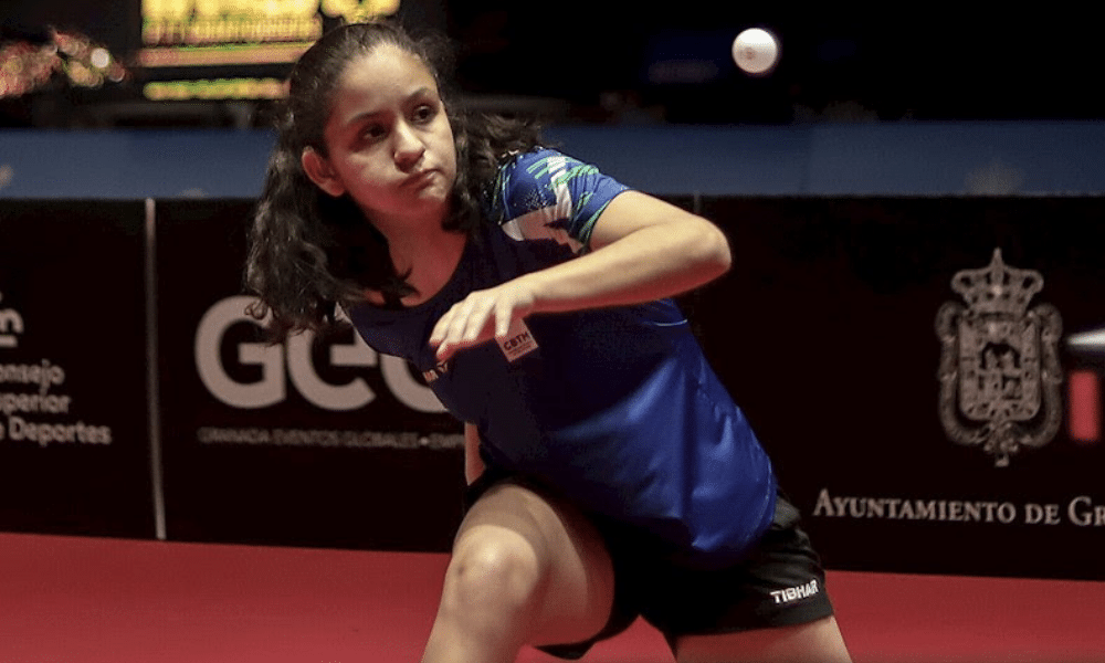Evellyn dos Santos Semana de Jovens de tênis de mesa CT Paralímpico