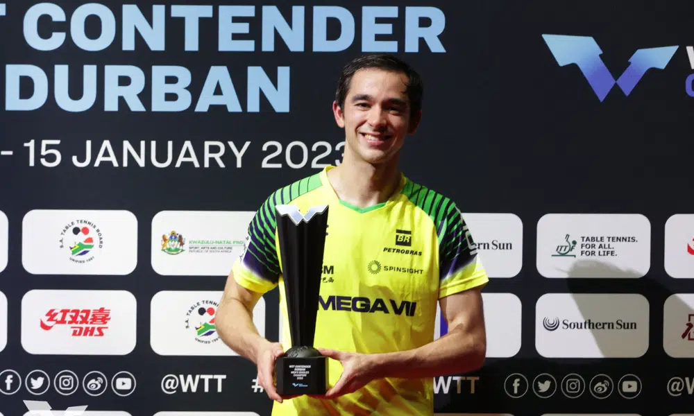 Hugo Calderano ranking mundial de tênis de mesa
