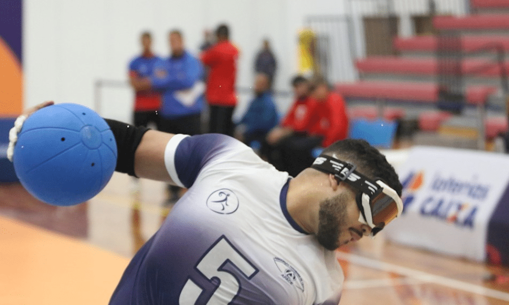 Lucas Araken goalball CT Paralímpico