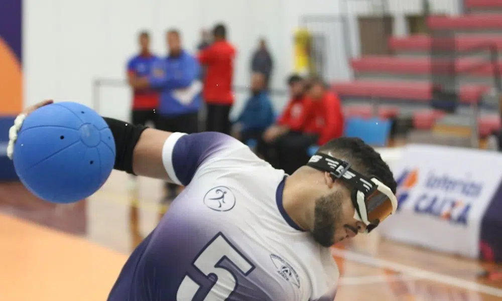 Lucas Araken goalball CT Paralímpico