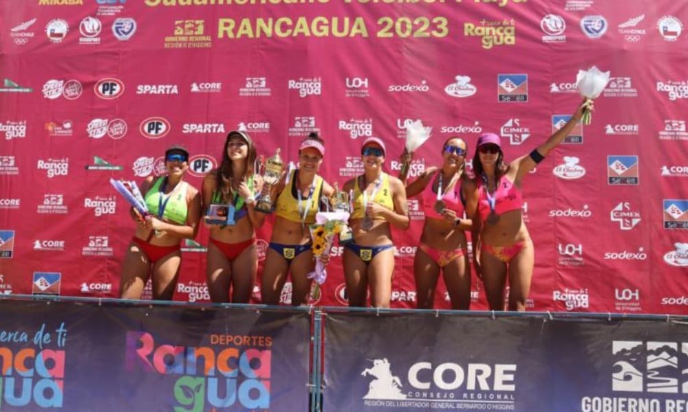 Tainá e Vic faturam 1ª etapa do Circuito Sul-Americano Saymon e Vinícius