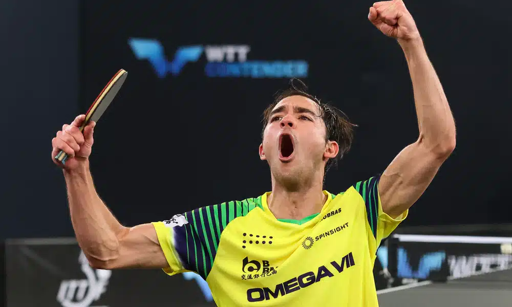 Hugo Calderano mesatenistas WTT Grand Smash