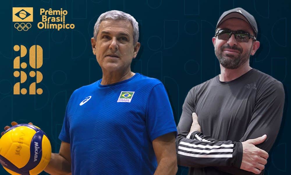 Arte com fotos de Zé Roberto Guimarães e Felipe Siqueira no Prêmio Brasil Olímpico do COB