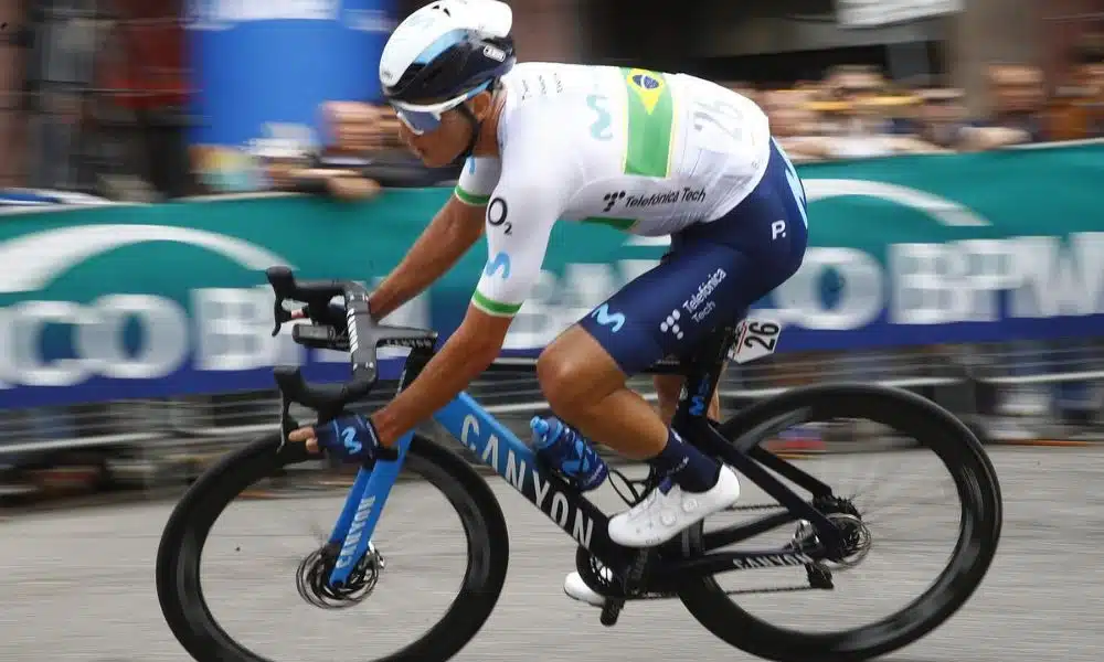 Volta de San Juan - Vinícius Rangel em cima de sua bicicleta La Route d'Occitanie