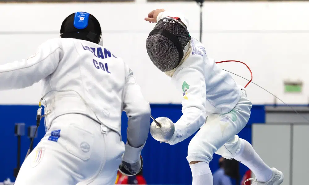 Alexandre Camargo na equipe masculina de espada Copa do Mundo de Heidenheim Brasil