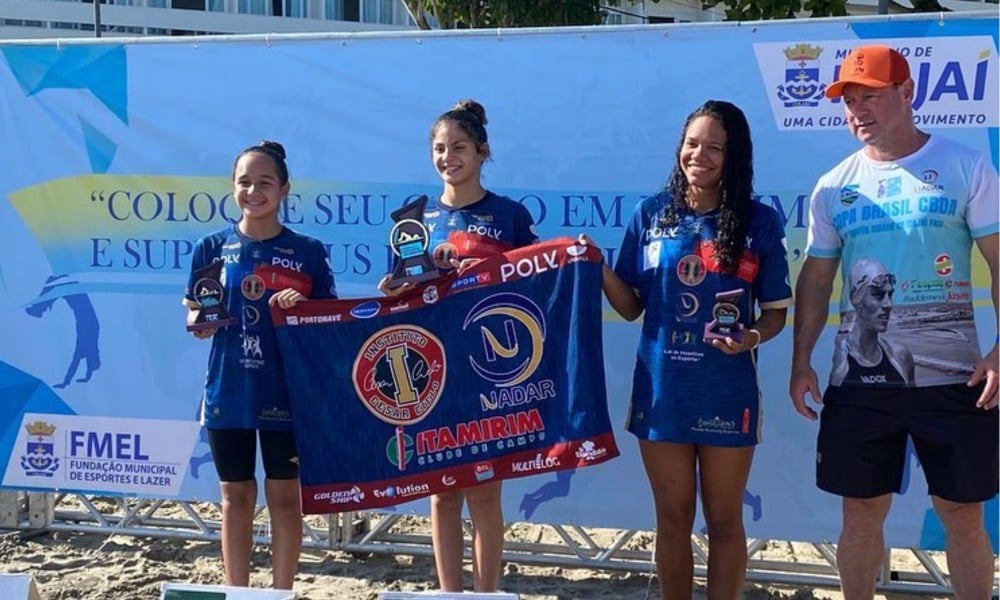 Atletas do Novos Cielos levam 5km na 1ª etapa da Copa Brasil de Águas Abertas