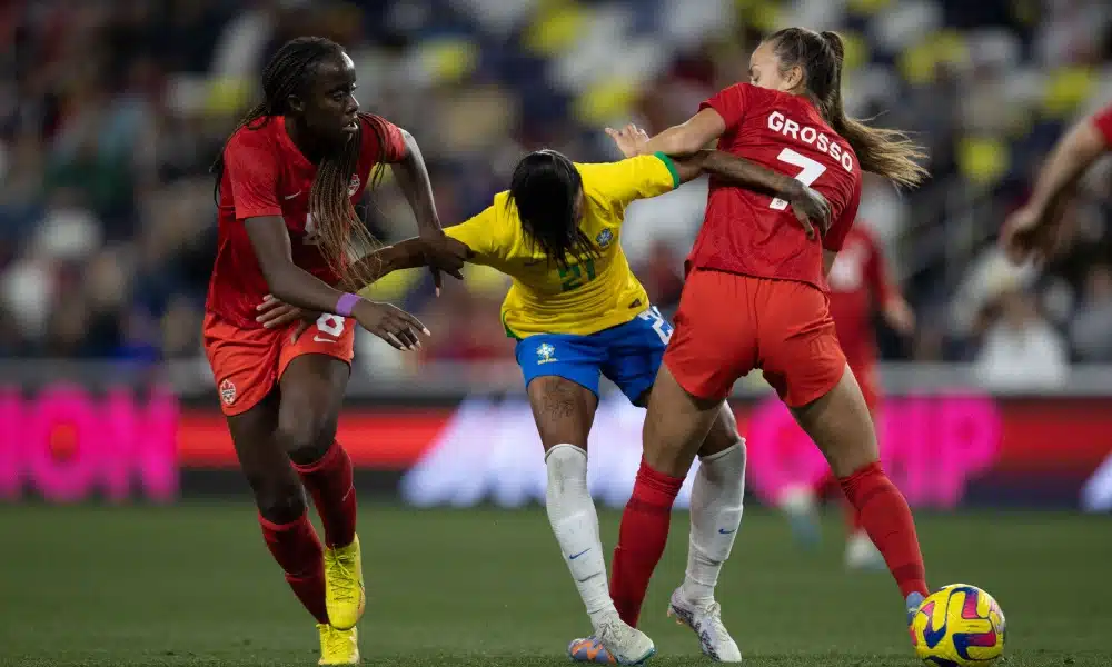 Brasil vacila e perde para o Canadá na SheBelieves Cup de Futebol Feminino