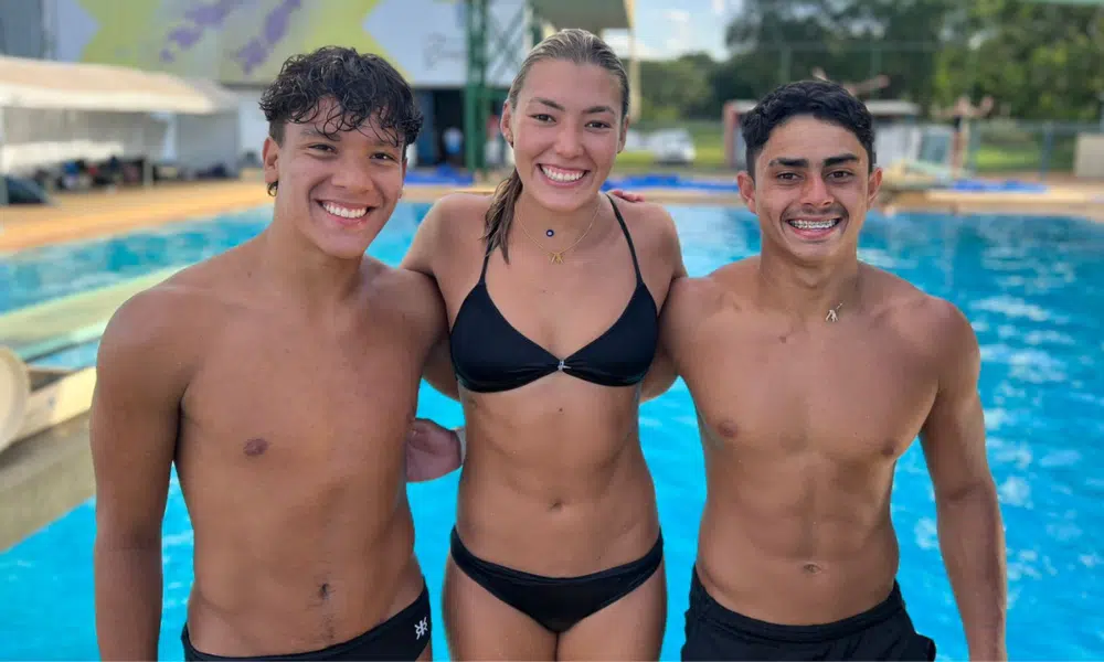 Anna Lúcia dos Santos, Rafael Max e Diogo Silva disputarão o Campeonato Classificatório de saltos ornamentais para Santiago 2023