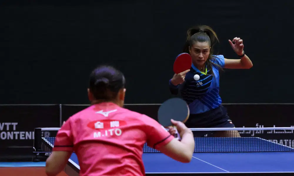 Bruna Takahashi Mima Ito WTT Contender de Amã tênis de mesa