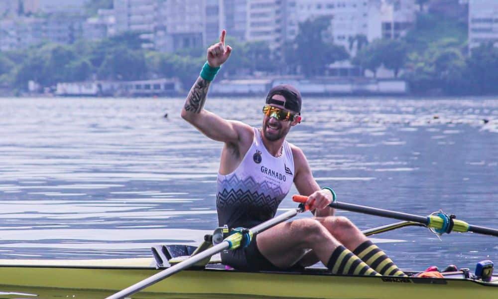 Lucas Verthein conquista seu 53° título nacional no Campeonato Brasileiro de Remo (Divulgação/SMG)
