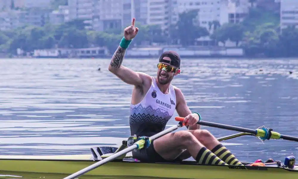 Lucas Verthein conquista seu 53° título nacional no Campeonato Brasileiro de Remo (Divulgação/SMG)