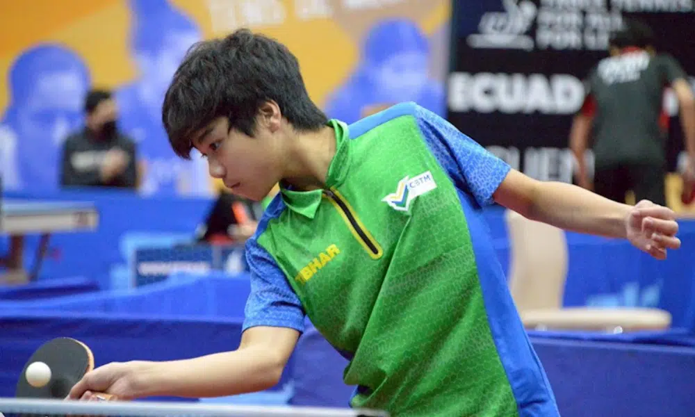 Hamilton Yamane e Julia Leal perderam, mas medalharam no WTT Youth Contender de Vila Real