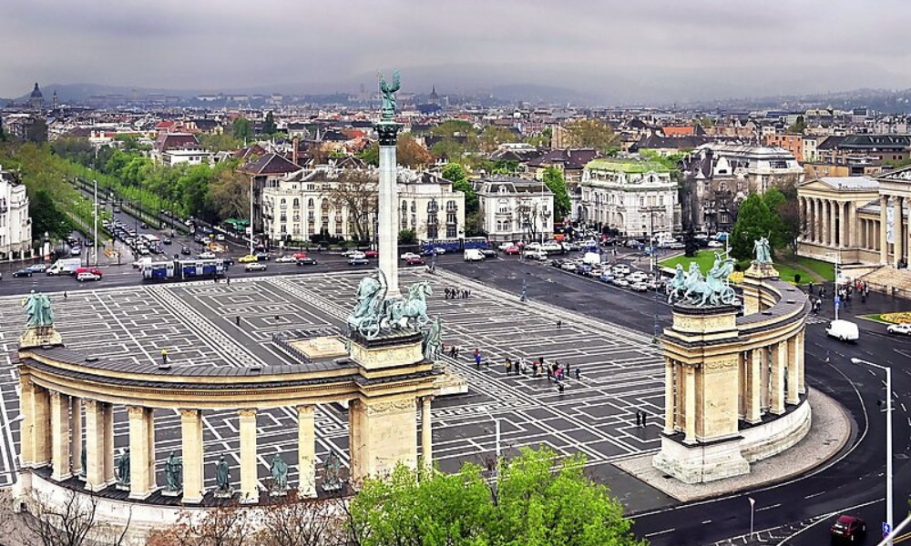 Praça dos Heróis Budapeste Mundial de Atletismo