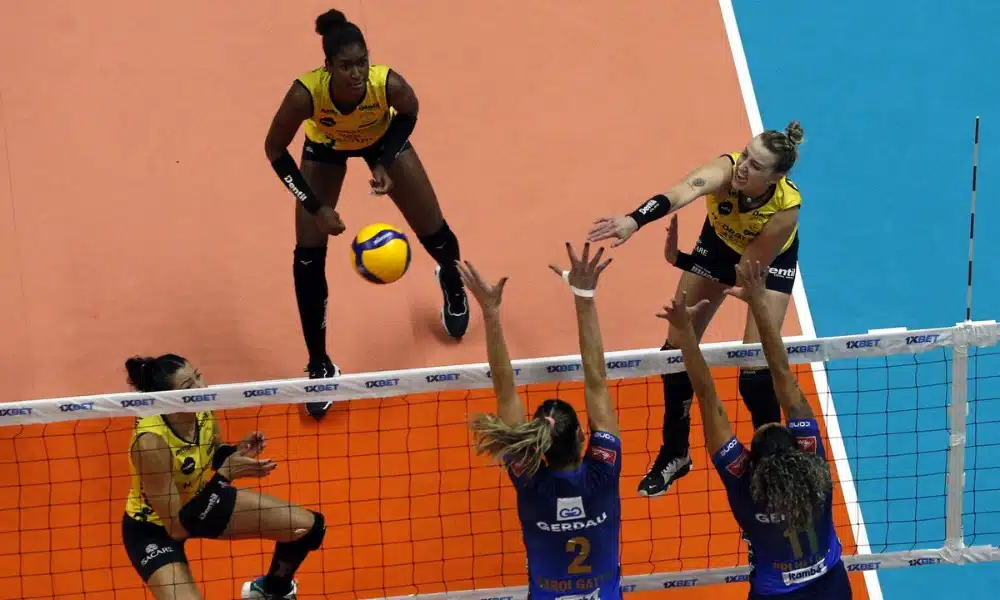 Praia Clube e Minas Superliga de vôlei feminino ao vivo / Sul-Americano Feminino de Clubes