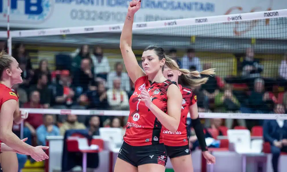 Rosamaria é uma das maiores pontuadoras da liga italiana