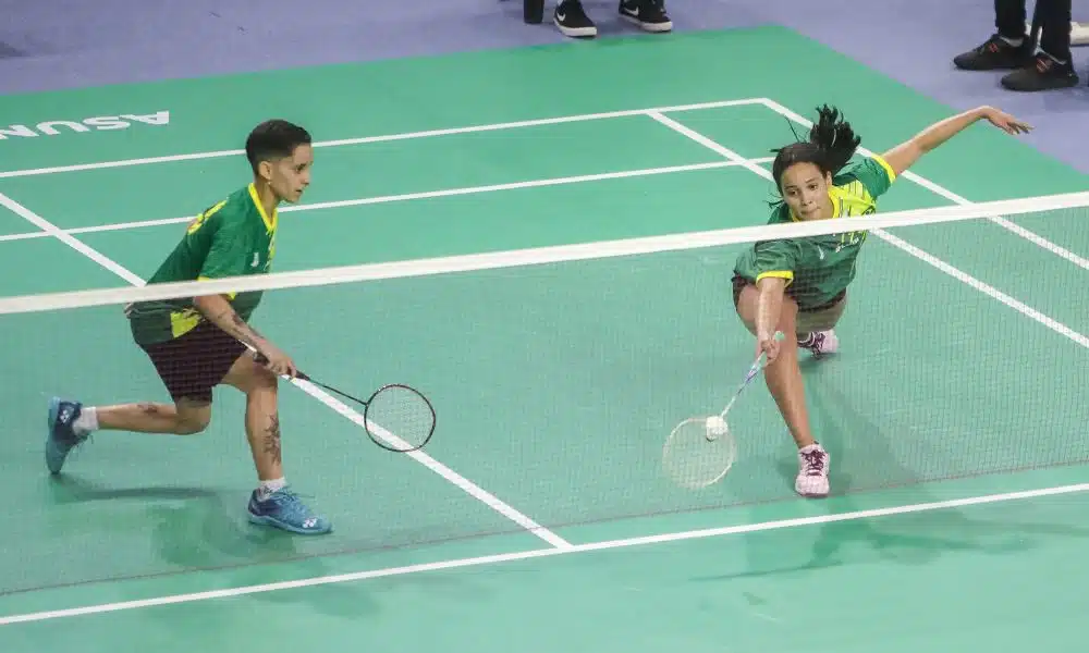 Sania Lima e Juliana Vieria no Irã Challenge de badminton