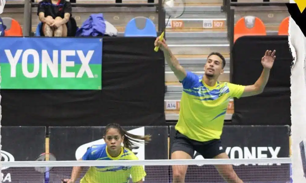 Jaqueline e Fabrício conquistam bronze no Challenge do México de Badminton (Foto: Badminton Panam)