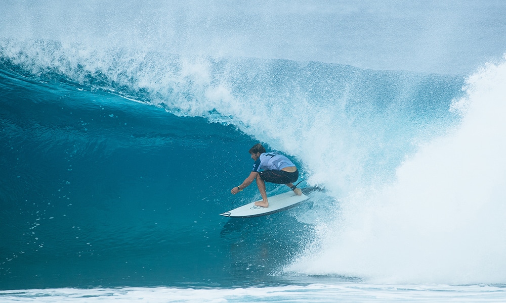 João Chianca surfe etapa de pipeline circuito mundial de surfe semifinal final campeão terceiro lugar