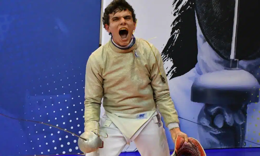 Matheus Becker Brasil na Copa do Mundo júnior de esgrima