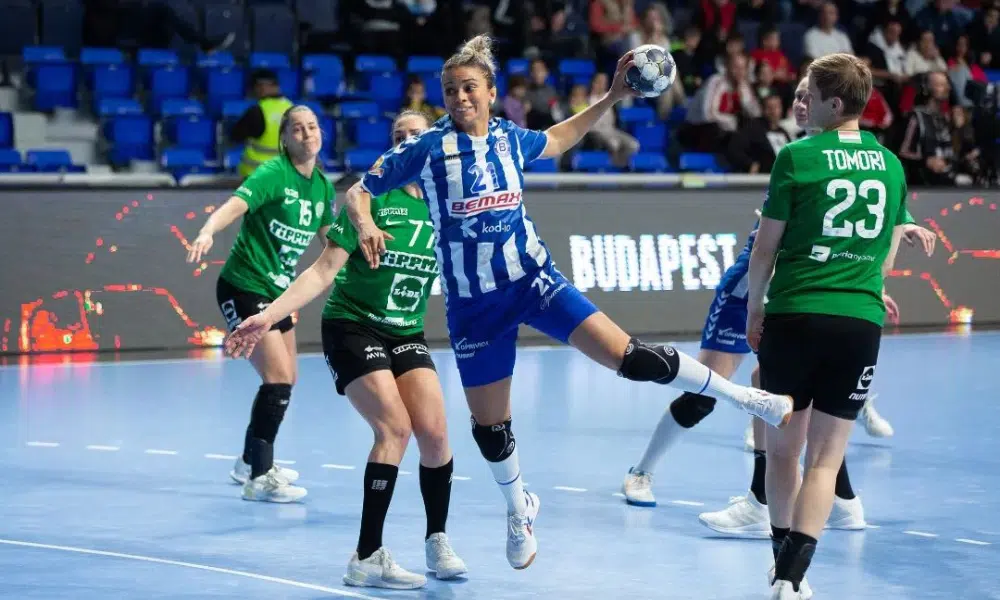 Adriana Cardoso jogou pelo Buducnost, mas não fez gols na Champions League de handebol