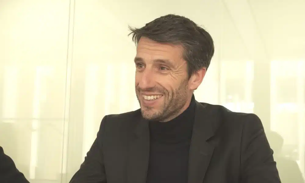 Tony Estanguet enquanto Cerimônia de Abertura Jogos Olímpicos de Paris 2024 Olimpíada ingressos