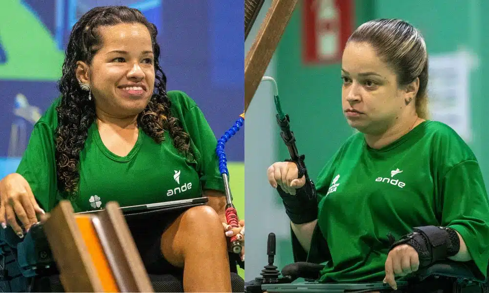 Evani Calado e Evelyn de Oliveira no Challenger de Zagreb de bocha