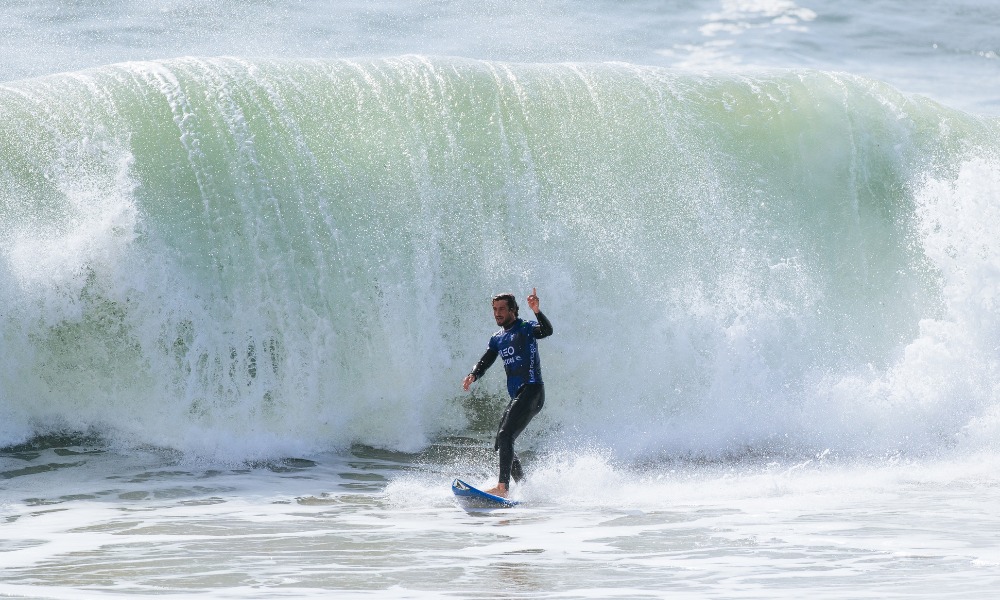 João Chianca teve uma grande atuação e assim passou por Kelly Slater