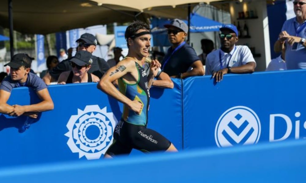 Kauê Willy fica em 38º lugar na etapa de New Plymouth da Copa do Mundo de Triatlo