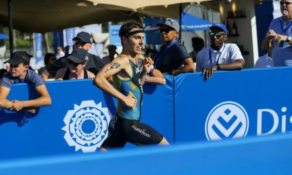 Kauê Willy fica em 38º lugar na etapa de New Plymouth da Copa do Mundo de Triatlo