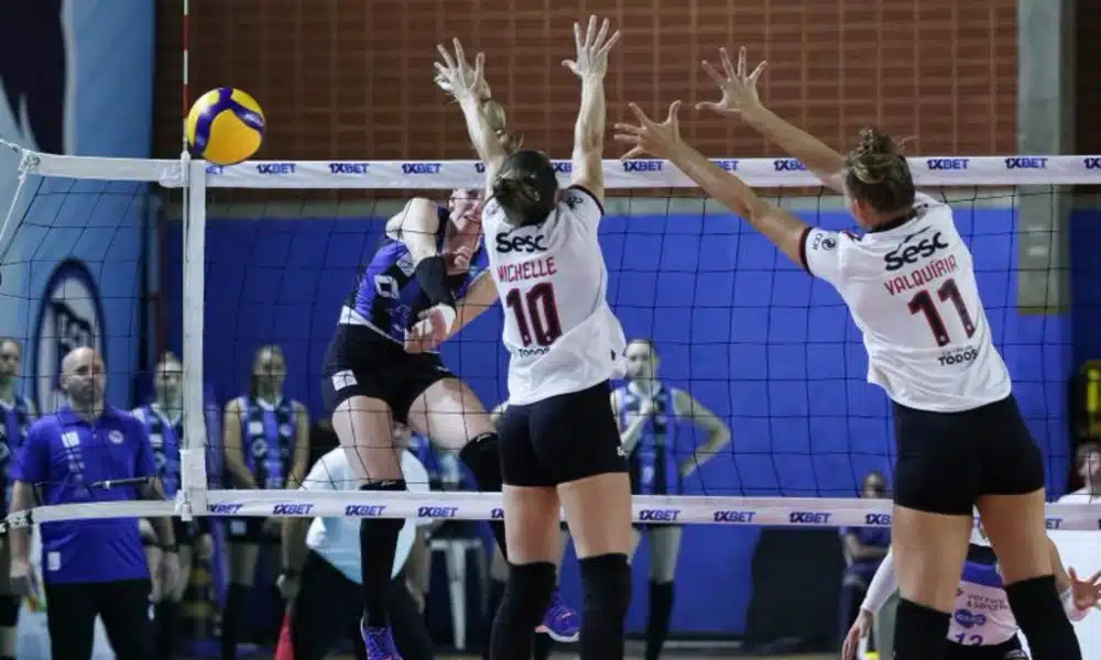 Pinheiros bate Sesc Flamengo pela Superliga Feminina DE VÔLEI