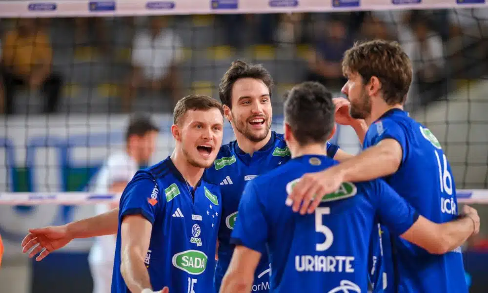 Sada Cruzeiro x Minas final do Sul-Americano de clubes de vôlei masculino mas