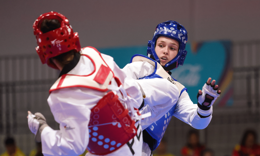 Sandy Macedo no Grand Slam de Wuxi de taekwondo