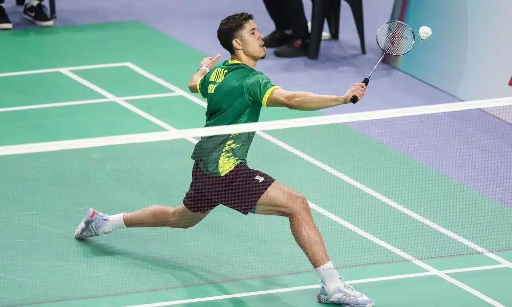 Jonathan Matias compete no Masters de Madri de badminton