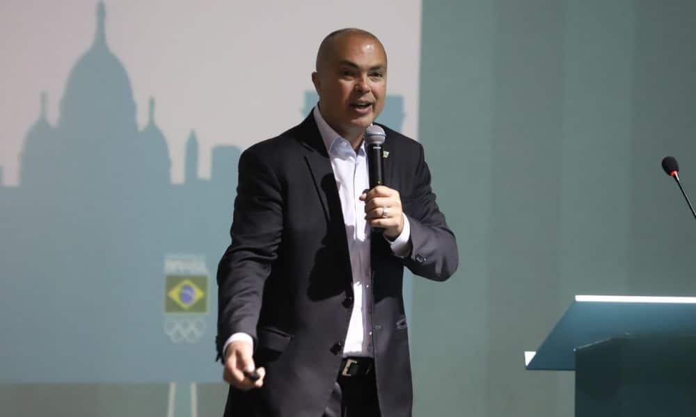 Mas Rogério Sampaio chefe de missão do Time Brasil em Santiago-2023. Jogos Pan-Americanos mas