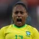 Brasil enfrentando Alemanha em amistoso antes da Copa do Mundo Feminina