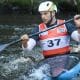 Pedro Gonçalves em ação pelo Pan-Americano de Canoagem Slalom C1 K1