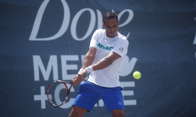 Daniel Dutra Silva em ação no Challenger de Murcia