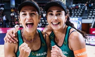 Carol/Bárbara no Challenger de Itapema