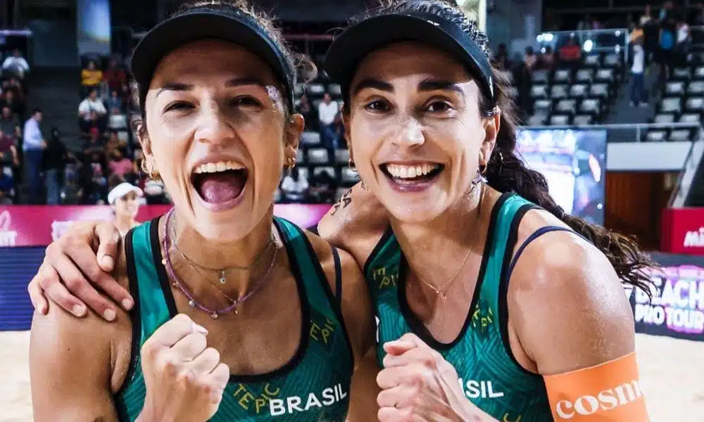 Carol/Bárbara no Challenger de Itapema