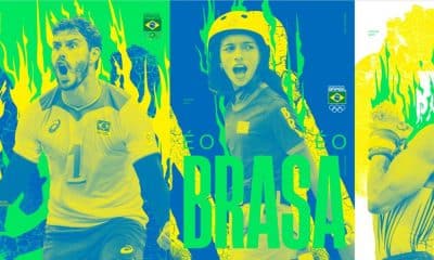 Campanha "Manda Brasa, Brasil", campanha lançada pelo COB (Divulgação/COB)